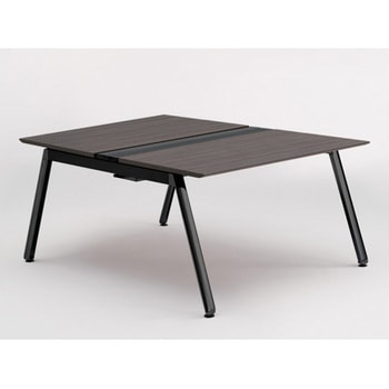 アフィーノ ワークベンチ 両面タイプ 単独型 アルミ塗装脚 W1200×D1600<配送時組立サービス付> イトーキ