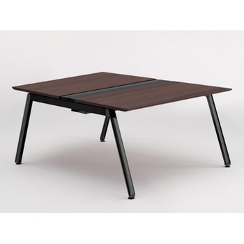 アフィーノ ワークベンチ 両面タイプ 単独型 アルミ塗装脚 W1200×D1600<配送時組立サービス付> イトーキ