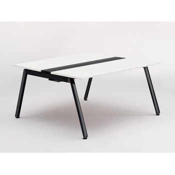 アフィーノ ワークベンチ 両面タイプ 単独型 アルミ塗装脚 W1400×D1400<配送時組立サービス付> イトーキ