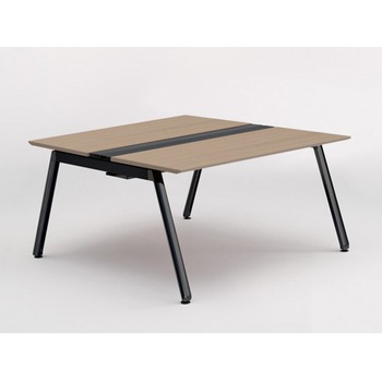 アフィーノ ワークベンチ 両面タイプ 単独型 アルミ塗装脚 W1400×D1400<配送時組立サービス付> イトーキ