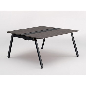 アフィーノ ワークベンチ 両面タイプ 単独型 アルミ塗装脚 W1400×D1400<配送時組立サービス付> イトーキ