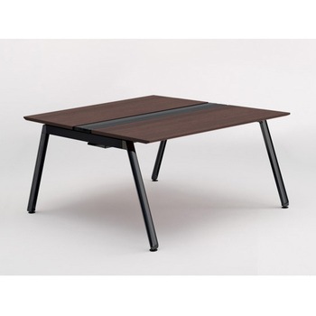 アフィーノ ワークベンチ 両面タイプ 単独型 アルミ塗装脚 W1400×D1400<配送時組立サービス付> イトーキ