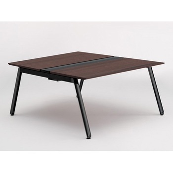 アフィーノ ワークベンチ 両面タイプ 単独型 アルミ塗装脚 W1400×D1600<配送時組立サービス付> イトーキ