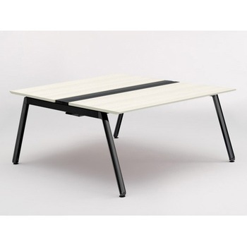 アフィーノ ワークベンチ 両面タイプ 単独型 アルミ塗装脚 W1400×D1600<配送時組立サービス付> イトーキ