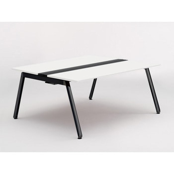 アフィーノ ワークベンチ 両面タイプ 単独型 アルミ塗装脚 W1600×D1400<配送時組立サービス付> イトーキ