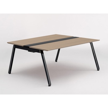 アフィーノ ワークベンチ 両面タイプ 単独型 アルミ塗装脚 W1600×D1400<配送時組立サービス付> イトーキ