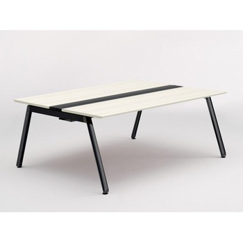 アフィーノ ワークベンチ 両面タイプ 単独型 アルミ塗装脚 W1800×D1400<配送時組立サービス付> - イトーキ