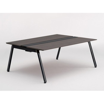 アフィーノ ワークベンチ 両面タイプ 単独型 アルミ塗装脚 W1800×D1400<配送時組立サービス付> - イトーキ