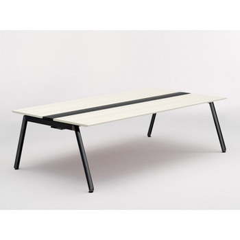 アフィーノ ワークベンチ 両面タイプ 単独型 アルミ塗装脚 W2400×D1400<配送時組立サービス付> イトーキ