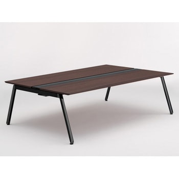 アフィーノ ワークベンチ 両面タイプ 単独型 アルミ塗装脚 W2400×D1600<配送時組立サービス付> イトーキ