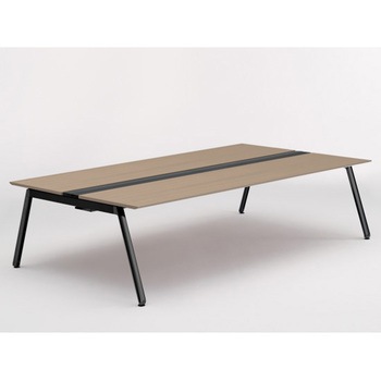 アフィーノ ワークベンチ 両面タイプ 単独型 アルミ塗装脚 W2800×D1600<配送時組立サービス付> イトーキ