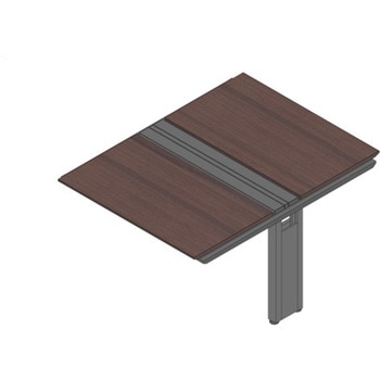 アフィーノ ワークベンチ 両面タイプ 連増セット アルミ塗装脚 W1200×D1400<配送時組立サービス付> イトーキ