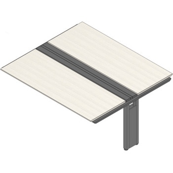 アフィーノ ワークベンチ 両面タイプ 連増セット アルミ塗装脚 W1800×D1400<配送時組立サービス付> イトーキ