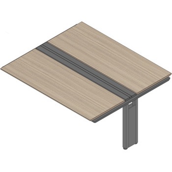 アフィーノ ワークベンチ 両面タイプ 連増セット アルミ塗装脚 W1800×D1400<配送時組立サービス付> イトーキ