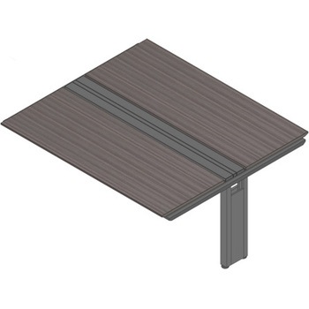 アフィーノ ワークベンチ 両面タイプ 連増セット アルミ塗装脚 W1800×D1400<配送時組立サービス付> イトーキ