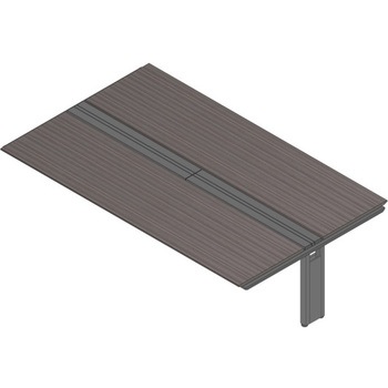 アフィーノ ワークベンチ 両面タイプ 連増セット アルミ塗装脚 W3000×D1600<配送時組立サービス付> イトーキ