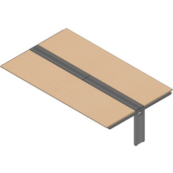 アフィーノ ワークベンチ 両面タイプ 連増セット アルミ塗装脚 W3000×D1600<配送時組立サービス付> イトーキ