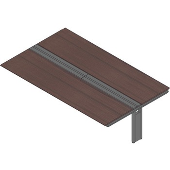 アフィーノ ワークベンチ 両面タイプ 連増セット アルミ塗装脚 W3000×D1600<配送時組立サービス付> イトーキ