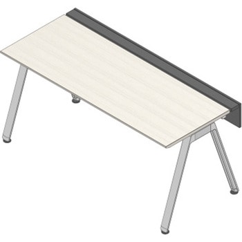 アフィーノ ワークベンチ 片面タイプ 単独型 アルミミラー脚 W1800×D700<配送時組立サービス付> イトーキ