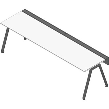 アフィーノ ワークベンチ 片面タイプ 単独型 アルミ塗装脚 W2800×D700<配送時組立サービス付> イトーキ