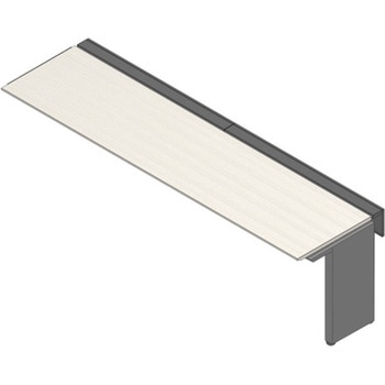 アフィーノ ワークベンチ 片面タイプ 連増セット アルミミラー脚 W2800×D700<配送時組立サービス付> イトーキ