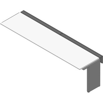 アフィーノ ワークベンチ 片面タイプ 連増セット アルミミラー脚 W2800×D700<配送時組立サービス付> イトーキ