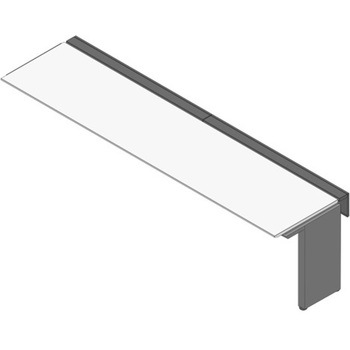 アフィーノ ワークベンチ 片面タイプ 連増セット アルミミラー脚 W3000×D700<配送時組立サービス付> - イトーキ