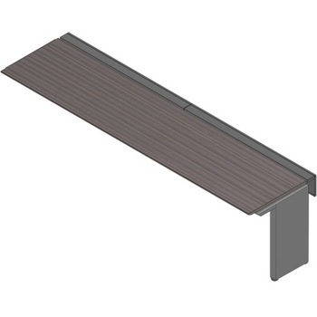 アフィーノ ワークベンチ 片面タイプ 連増セット アルミミラー脚 W3000×D700<配送時組立サービス付> - イトーキ