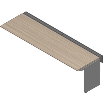 アフィーノ ワークベンチ 片面タイプ 連増セット アルミミラー脚 W3000×D800<配送時組立サービス付> イトーキ