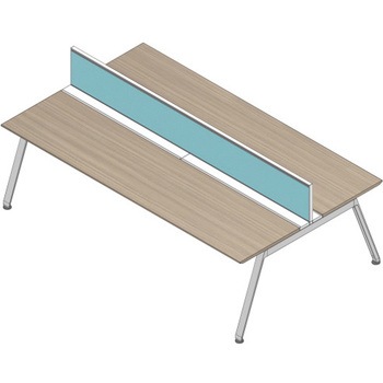 アフィーノ ワークベンチ両面タイプ用 机上フロントパネル 机上H320 (布地FR) W1800<配送時組立サービス付> イトーキ