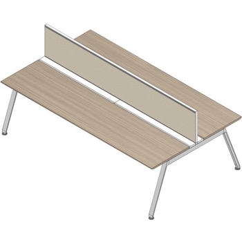 アフィーノ ワークベンチ両面タイプ用 机上フロントパネル 机上H450 (布地C) W1500<配送時組立サービス付> イトーキ