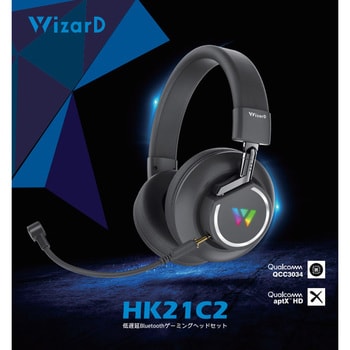 HK21C2 HK21C2 低遅延Bluetoothゲーミングヘッドセット WIZARD