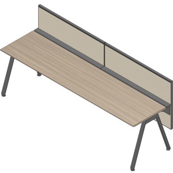 アフィーノ ワークベンチ片面タイプ用 フロントパネル H320 (布地C) W2800<配送時組立サービス付> イトーキ