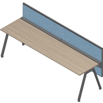 アフィーノ ワークベンチ片面タイプ用 フロントパネル H320 (不織布FY) W1400<配送時組立サービス付> イトーキ