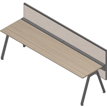 アフィーノ ワークベンチ片面タイプ用 フロントパネル H320 (不織布FY) W1400<配送時組立サービス付> イトーキ