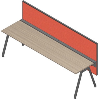 アフィーノ ワークベンチ片面タイプ用 フロントパネル H450 (布地C) W2400<配送時組立サービス付> イトーキ