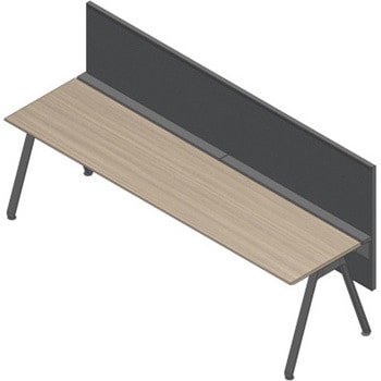 アフィーノ ワークベンチ片面タイプ用 フロントパネル H450 (布地C) W2400<配送時組立サービス付> イトーキ