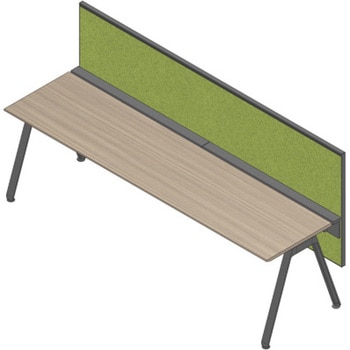 アフィーノ ワークベンチ片面タイプ用 フロントパネル H450 (不織布FY) W2400<配送時組立サービス付> イトーキ