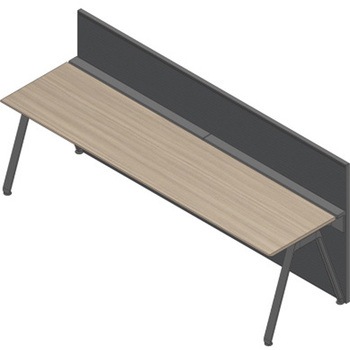 アフィーノ ワークベンチ片面タイプ用 フロントロングパネル 机上H320 (布地C) W1800<配送時組立サービス付> - イトーキ