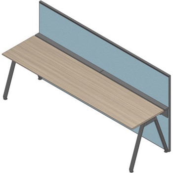 アフィーノ ワークベンチ片面タイプ用 フロントロングパネル 机上H450 (布地C) W1200<配送時組立サービス付> イトーキ