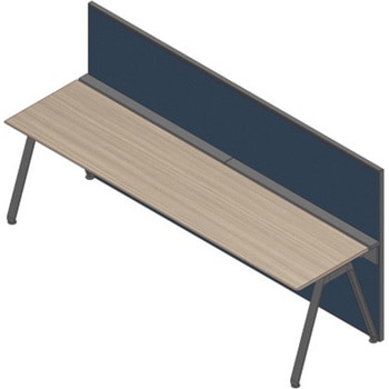 アフィーノ ワークベンチ片面タイプ用 フロントロングパネル 机上H450 (布地C) W1500<配送時組立サービス付> - イトーキ