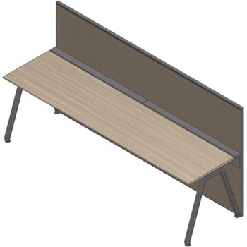 アフィーノ ワークベンチ片面タイプ用 フロントロングパネル 机上H450 (布地FR) W1200<配送時組立サービス付> - イトーキ