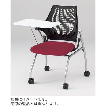 イプサチェア 樹脂メッシュバック 肘付 ロッキング付 棚付<配送時組立サービス付> イトーキ