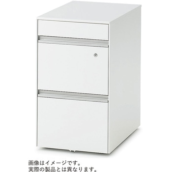 インクルードワゴン A4・2段+深型ペントレイ引出し ダイヤル錠<配送時組立サービス付> イトーキ