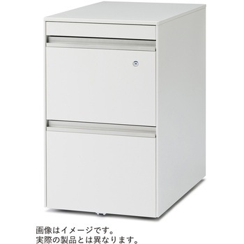 インクルードワゴン A4・2段+ペントレイ引出し キャスターロック<配送時組立サービス付> イトーキ