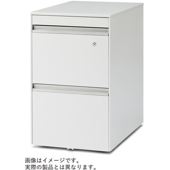 インクルードワゴン A4・2段+ペントレイ引出し ダイヤル錠 キャスターロック<配送時組立サービス付> イトーキ