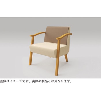 ウェイティングHL 1人用 肘付 張地D コンビ<配送時組立サービス付> イトーキ