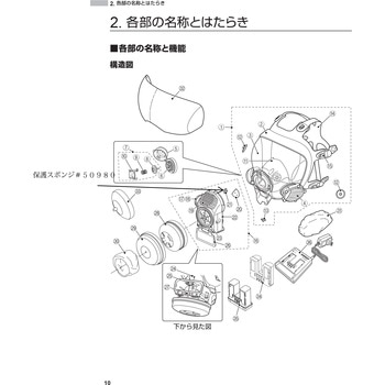 保護スポンジ#50980/10個 ☆ 重松製作所