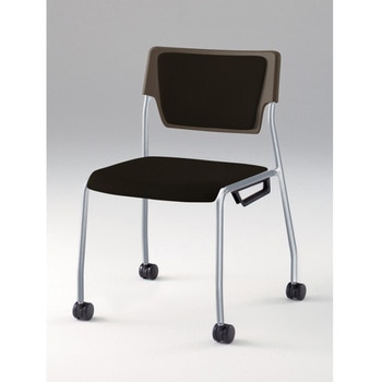 エレックSCチェア 4号 背座パッド付 ウレタンキャスタータイプ PV張地<配送時組立サービス付> イトーキ