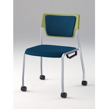 エレックSCチェア 4号 背座パッド付 ウレタンキャスタータイプ PV張地<配送時組立サービス付> イトーキ